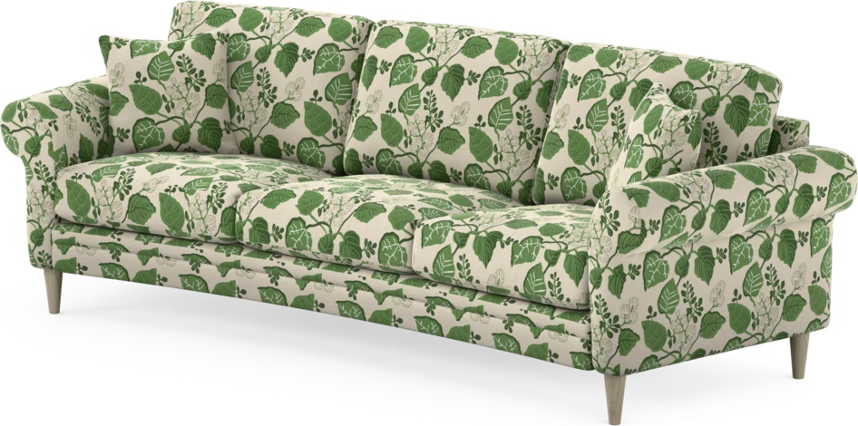 Eden - 3-sits soffa svängd - Flerfärgad