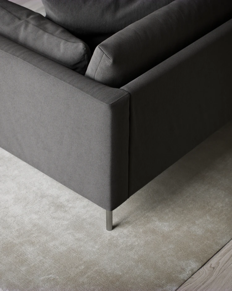 Harper - 3-sits soffa, hel dyna - inspiration
