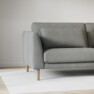 Willow - 3-sits soffa med divan höger, fast klädsel - Grå