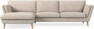 Madison Lux - 3-sits soffa med schäslong vänster - Vit
