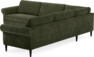 Bridge - Hörnsoffa, 3+3-sits - Grön