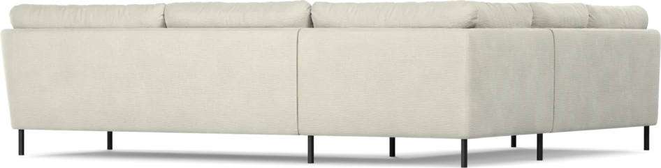 Madison Lux - Hörnsoffa 2+3-sits, hörn 1 - Vit