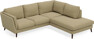 Madison - 2-sits soffa med divan höger - Gul