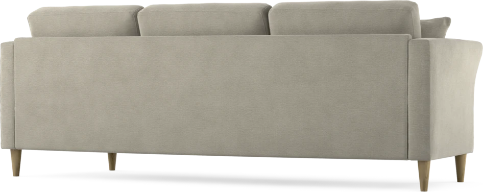 Eden - 3-sits soffa svängd - Brun