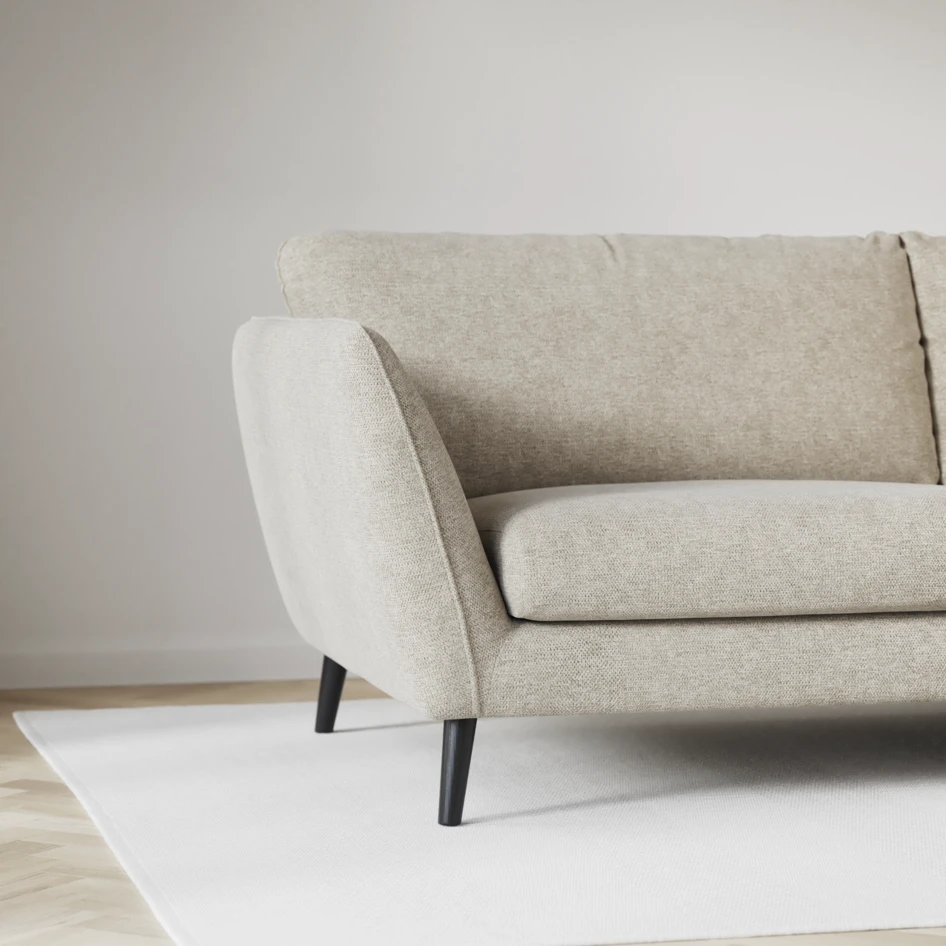 Madison Lux - Hörnsoffa med schäslong höger - Beige