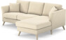 Eden - 2-sits soffa med schäslong - Beige