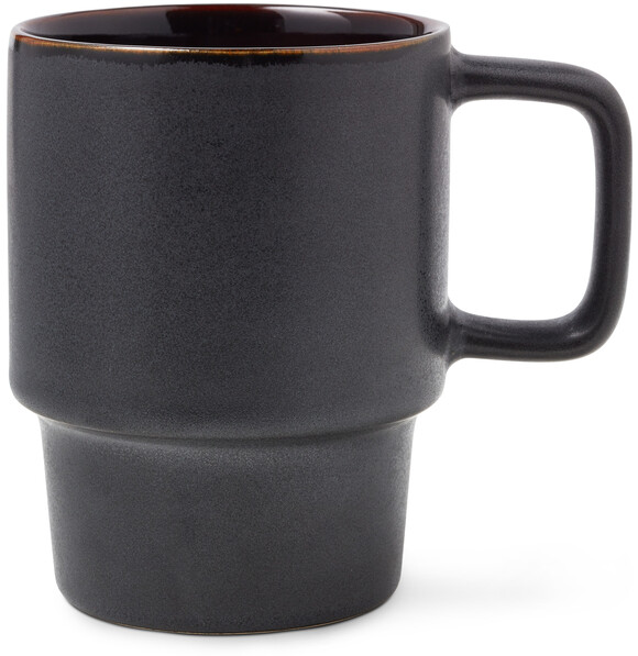Stack - Mugg, 30 cl - Svart