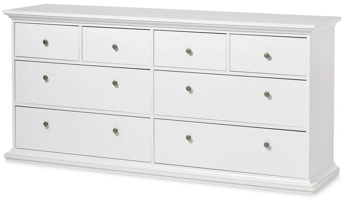 Elverum, Byrå med 8 lådor, 183x49x87 cm