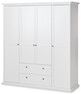Elverum - Garderob, B 181 cm - Vit