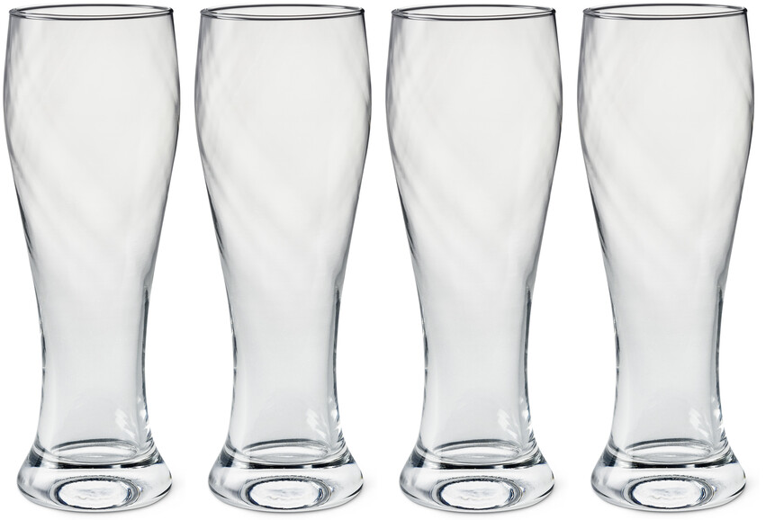 Daga - Ölglas, H 19,5 Ø 6,5 cm, 39 cl, 4-pack - Vit