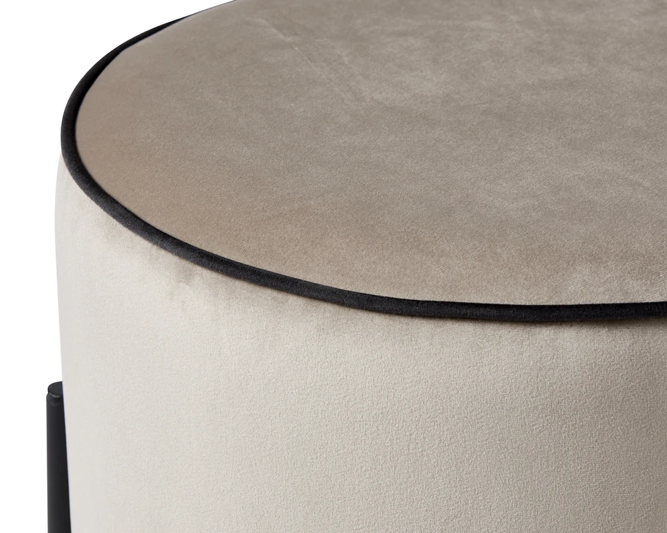 Oliver - Sittpall, Ø 40 cm - Beige