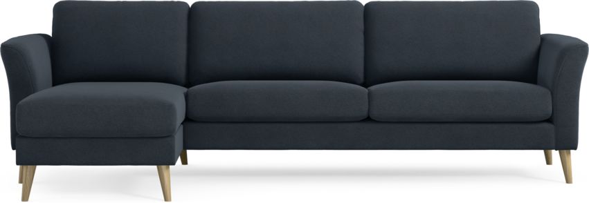 Bridge - 3-sits soffa med schäslong vänster - Blå