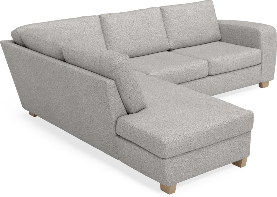 Friday - 2,5-sits soffa med divan vänster - Vit