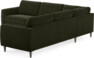 Bridge - Hörnsoffa, 2+2-sits - Grön