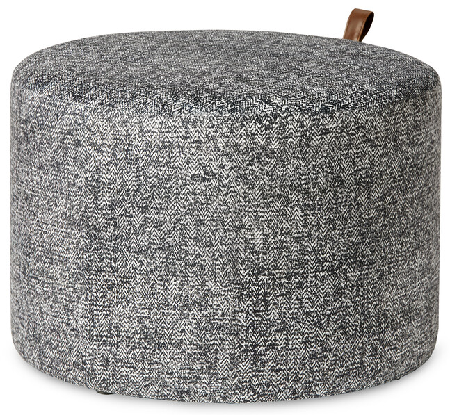 Birk - Sittpall, Ø 57 cm - Svart