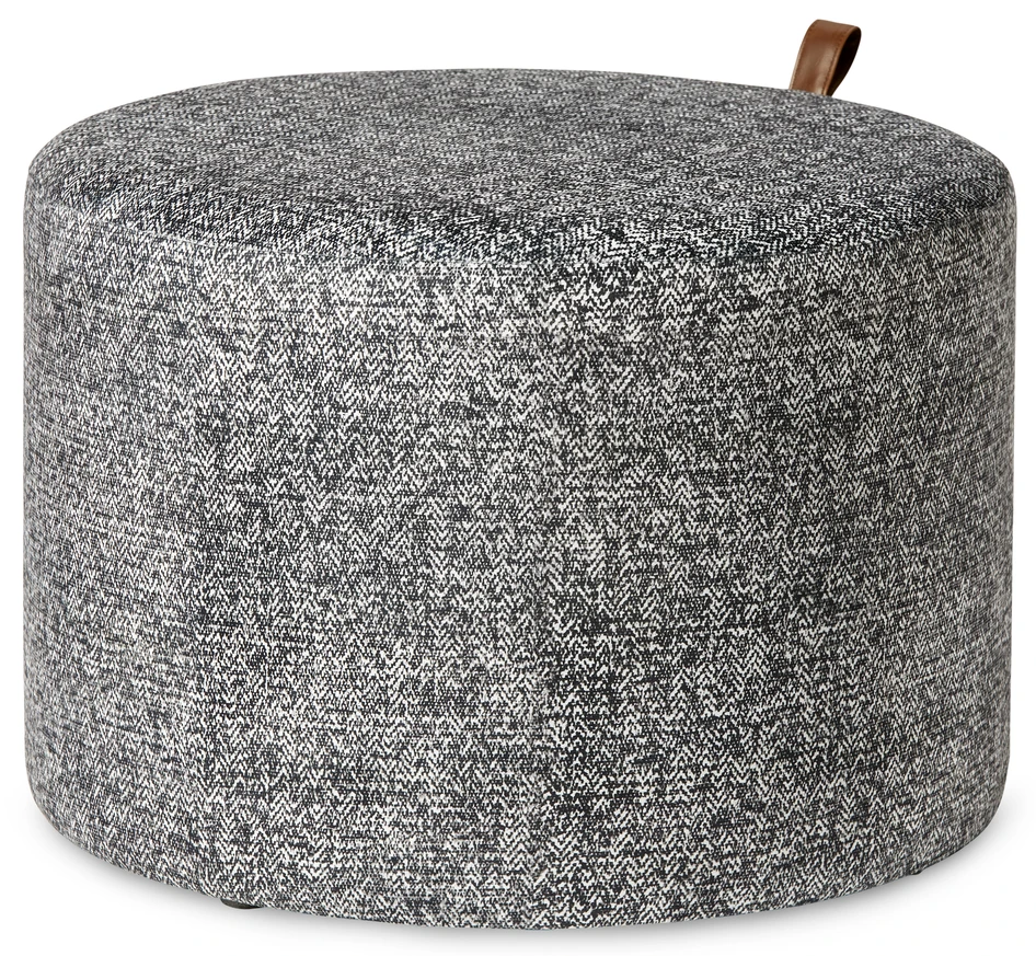 Birk - Sittpall, Ø 57 cm - Svart