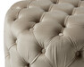 Estelle - Puff, Ø 55 cm - Beige