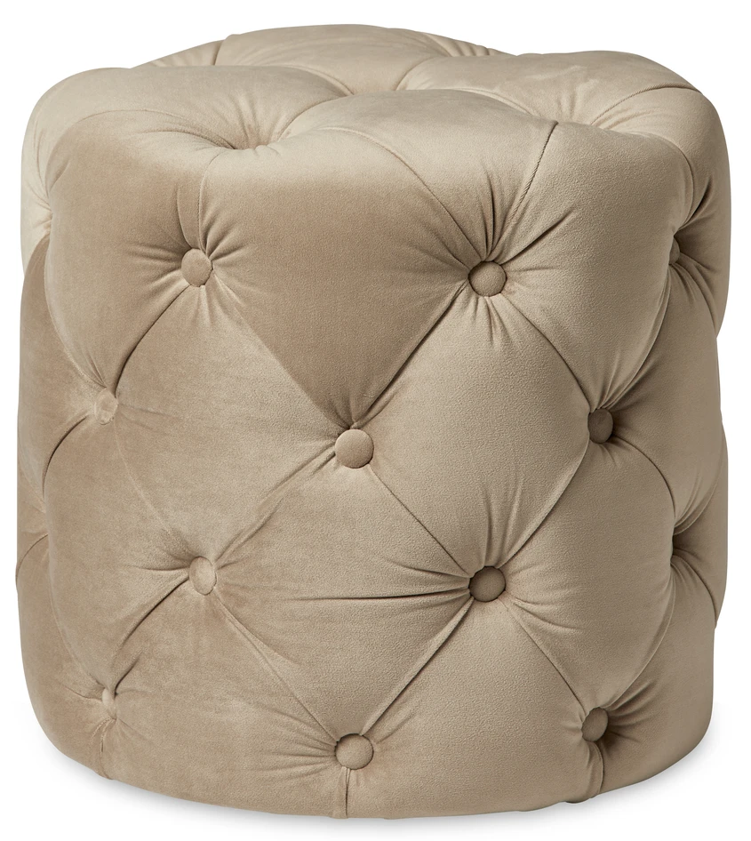 Estelle - Sittpall, Ø 40 cm - Beige