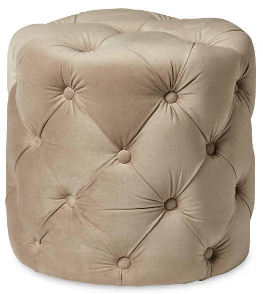 Estelle - Sittpall, Ø 40 cm - Beige