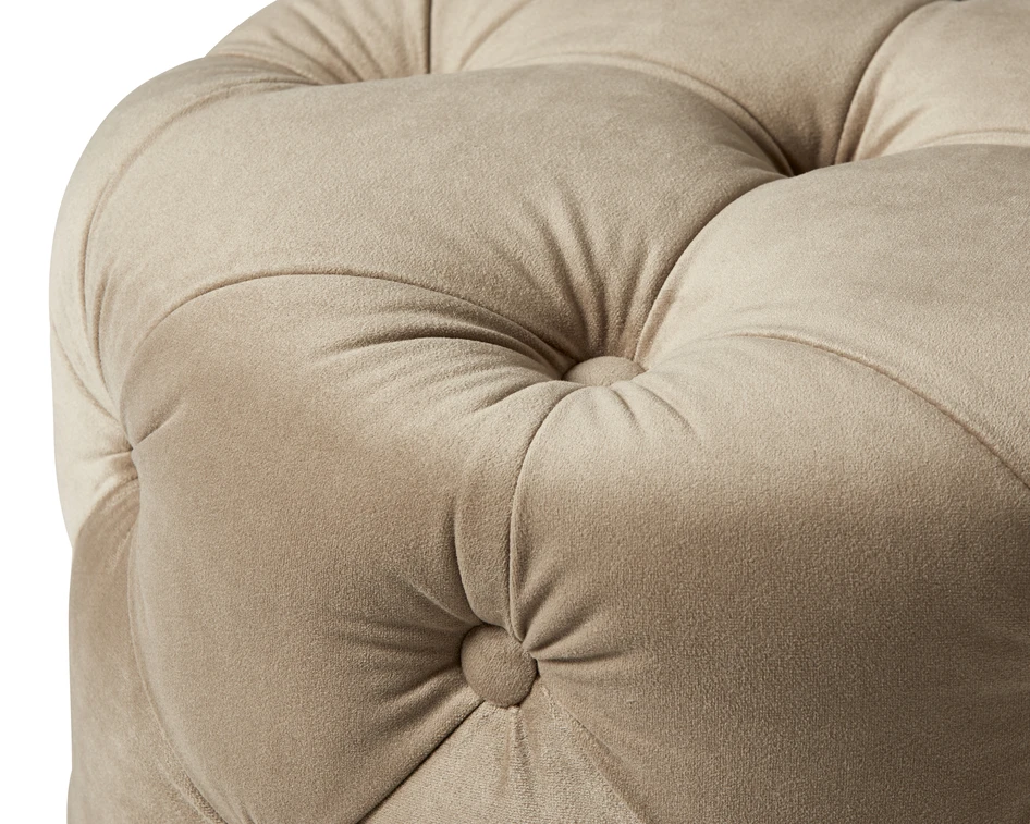 Estelle - Sittpall, Ø 40 cm - Beige