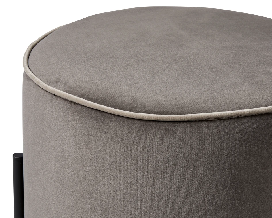 Oliver - Sittpall, Ø 40 cm - Grå