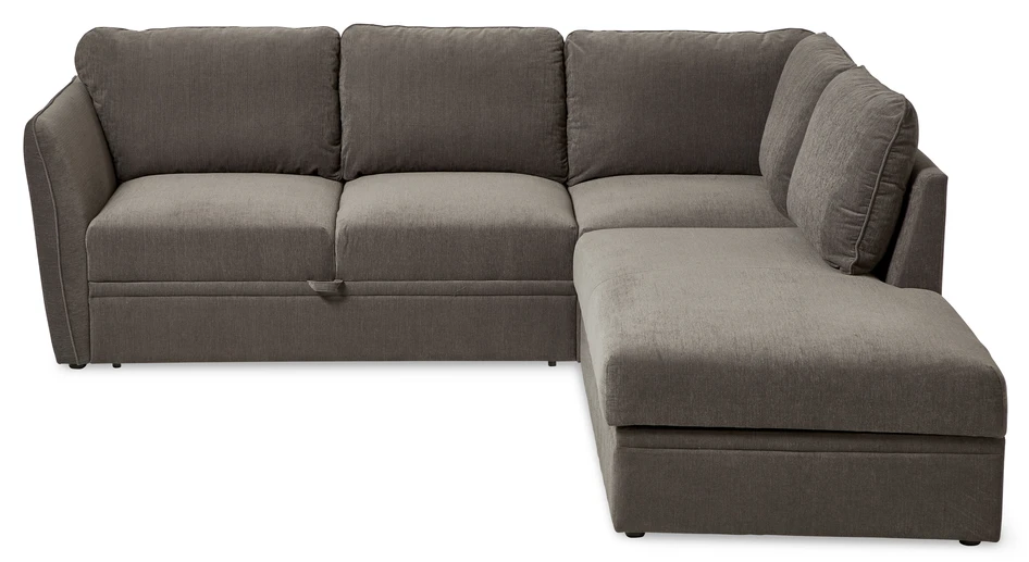 Öland - Bäddsoffa med divan höger - Grå