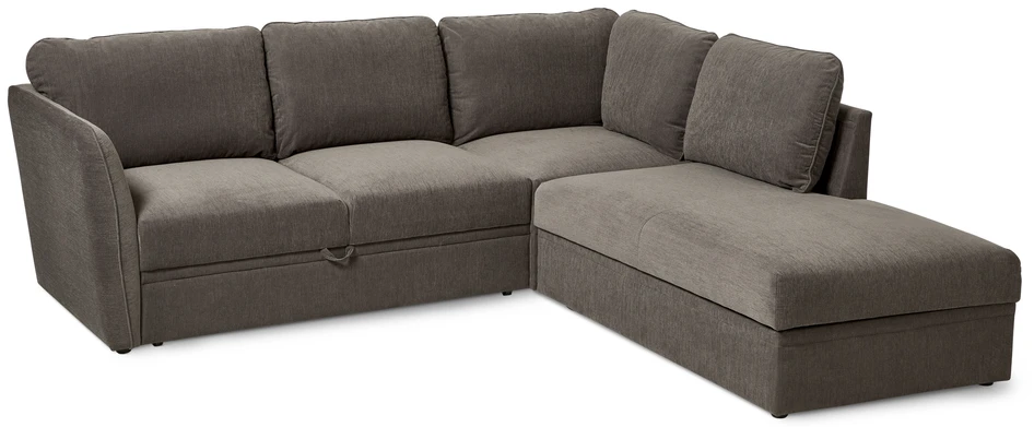 Öland - Bäddsoffa med divan höger - Grå