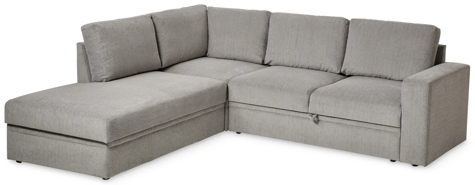 Öland - Bäddsoffa med divan vänster - Grå
