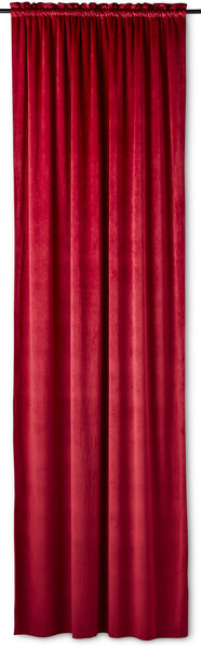 Gabrielle  - Gardin, 135x250 cm, 2-pack - Röd