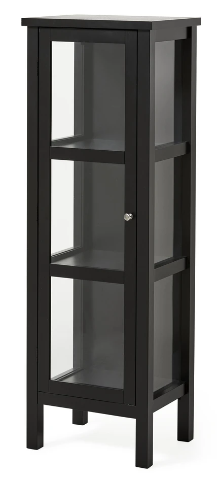 Elsa - Vitrinskåp, B 46 cm - Svart