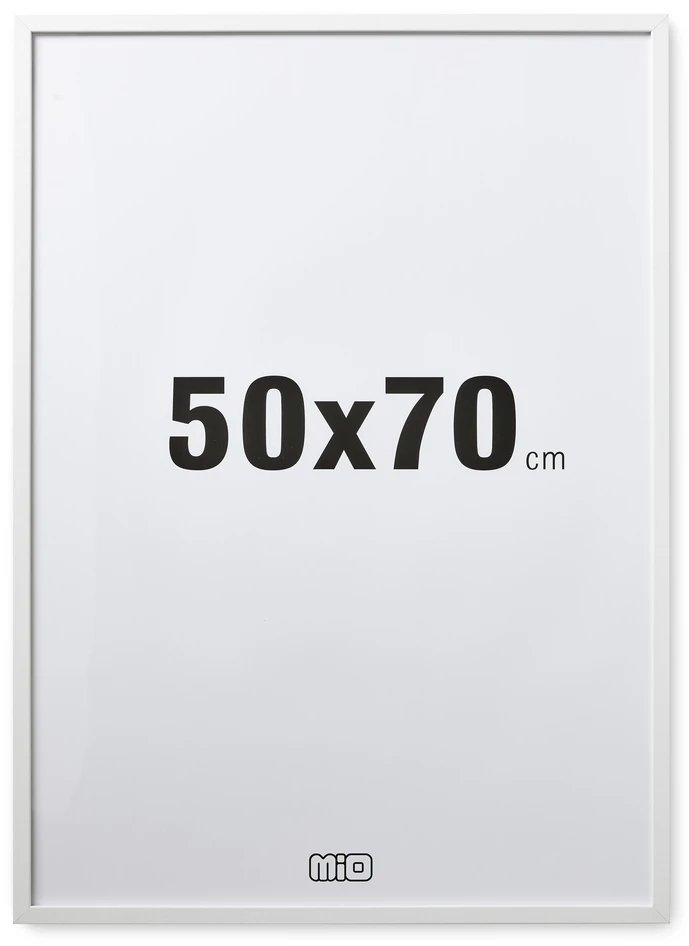 Folke - Ram, Bildstorlek 50x70 cm - Vit