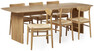 Ines - Matgrupp med 6 stolar Ida - Beige