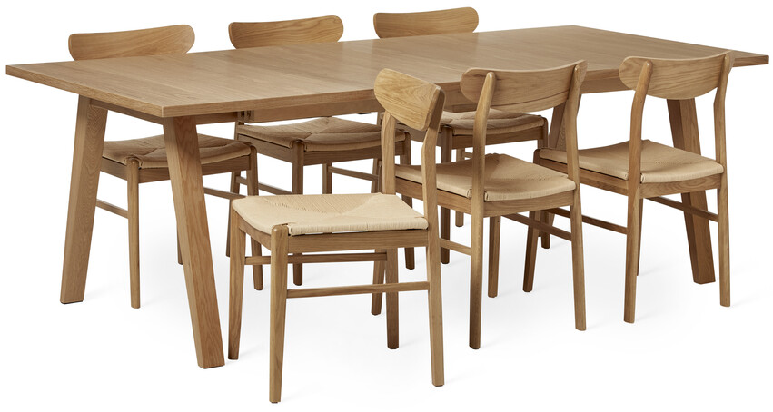 Yard - Matgrupp med 6 stolar Ida - Beige