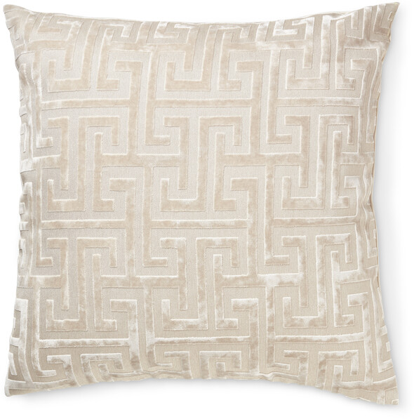 Maze - Sammetskudde, 60x60 cm - Beige
