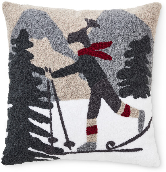 Cross country - Kudde, 45x45 cm - Flerfärgad