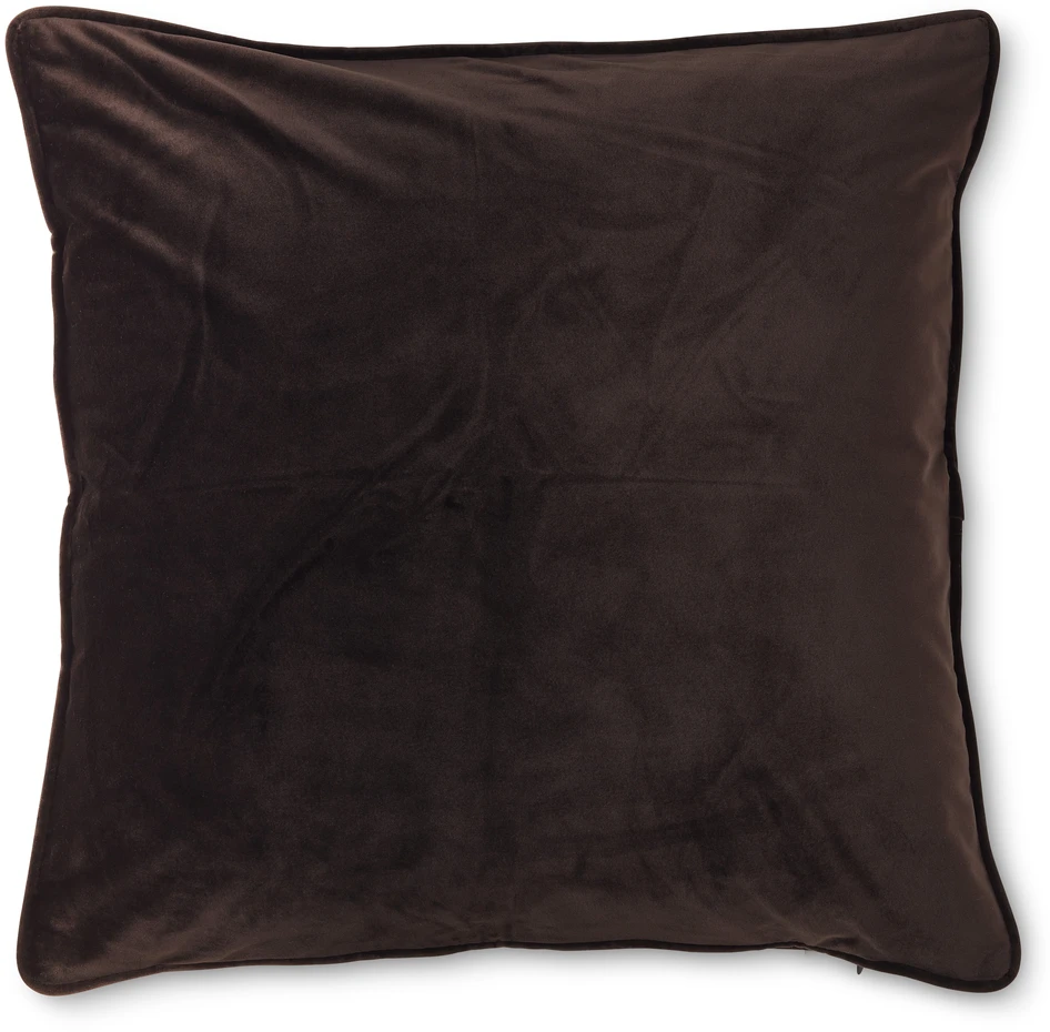 Velvet - Kuddfodral, 50x50 cm - Brun