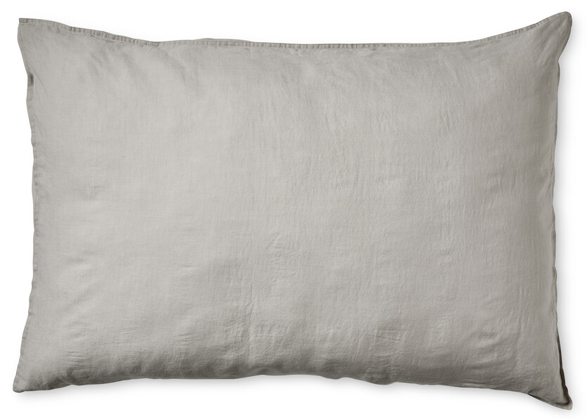 Westport - Örngott till hotellkudde i 100% lin, 70x100 cm - Grå