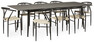 Edge - Matgrupp med 8 stolar Yngve - Beige