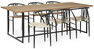 City - Matgrupp med 6 stolar Yngve - Beige