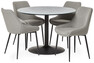 Remo - Matgrupp med 4 stolar Leon - Beige