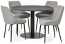 Sharp - Matgrupp med 4 stolar Leon - Beige