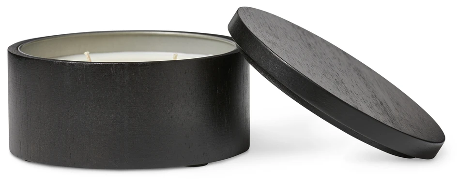 Lignum - Doftljus, Velvet Bergamot, brinntid 18 h - Svart