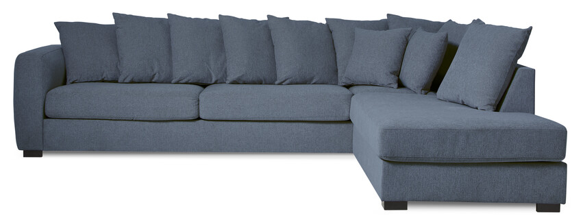 Town - 3-sits soffa med divan höger - Blå