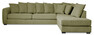 Town - 3-sits soffa med divan höger - Grön