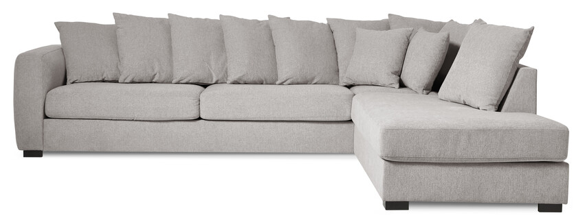 Town - 3-sits soffa med divan höger - Grå