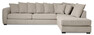 Town - 3-sits soffa med divan höger - Beige