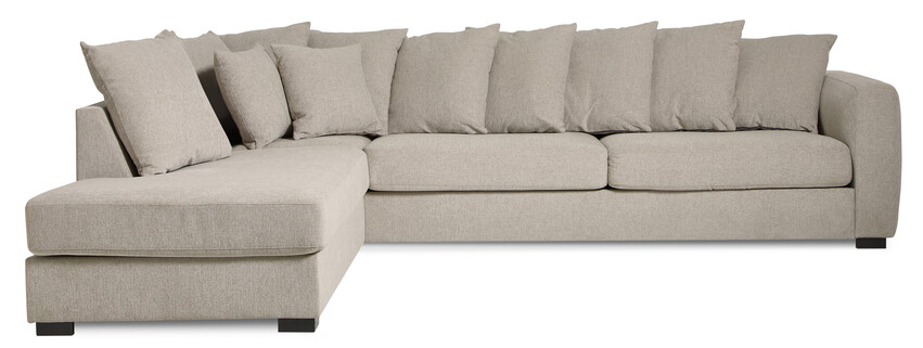 Town - 3-sits soffa med divan vänster - Beige