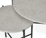 Shape - Satsbord, Ø 45/80 cm - Grå