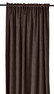 Velvet - Gardin, 140x250 cm, 2-pack - Brun