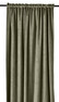 Velvet - Gardin, 140x250 cm, 2-pack - Grön